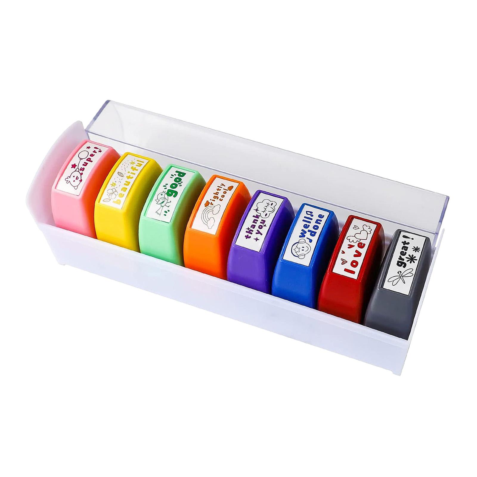 Kids Education Motivation - Set stempel guru 8x, mendorong hadiah