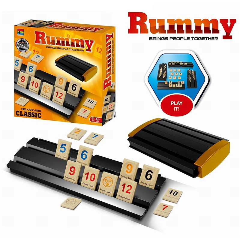 Kids Education Number - Versi Bahasa Inggris Permainan Papan Mahjong