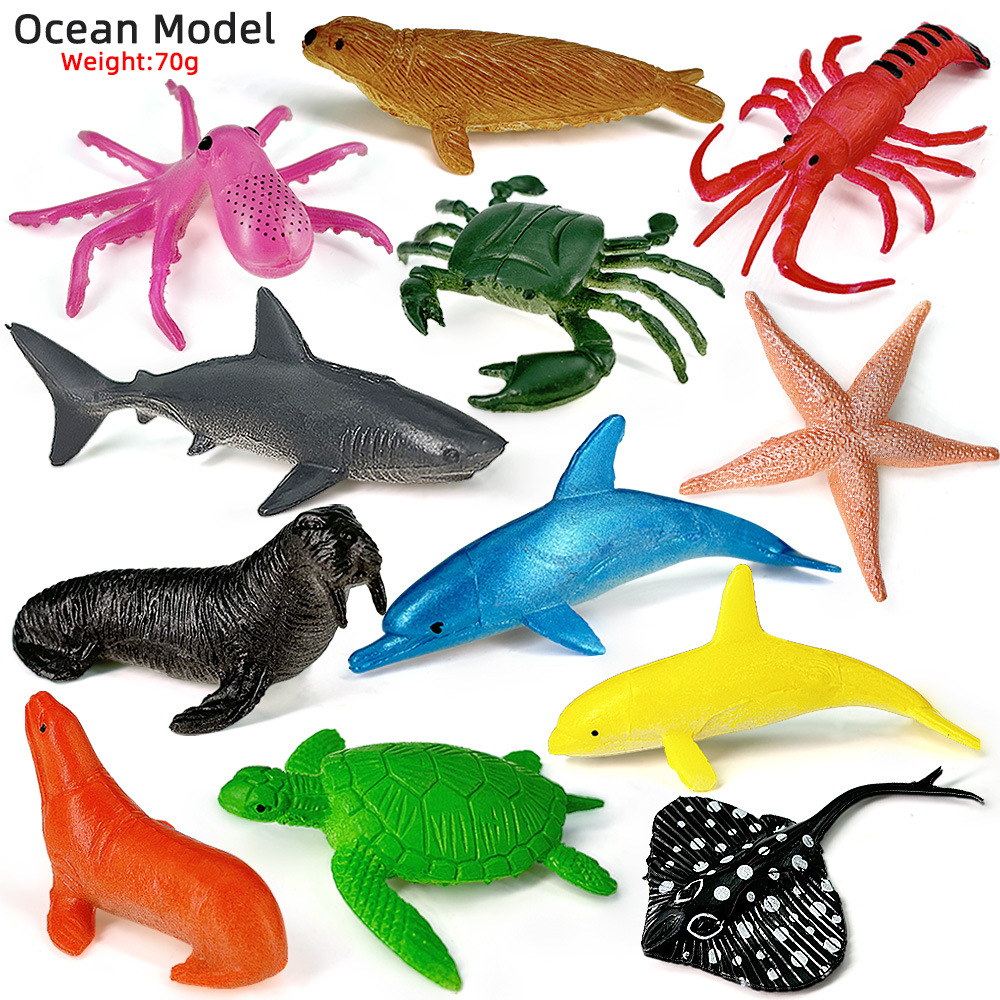Kids Education Kit - 12 Buah Set Kehidupan Laut Laut