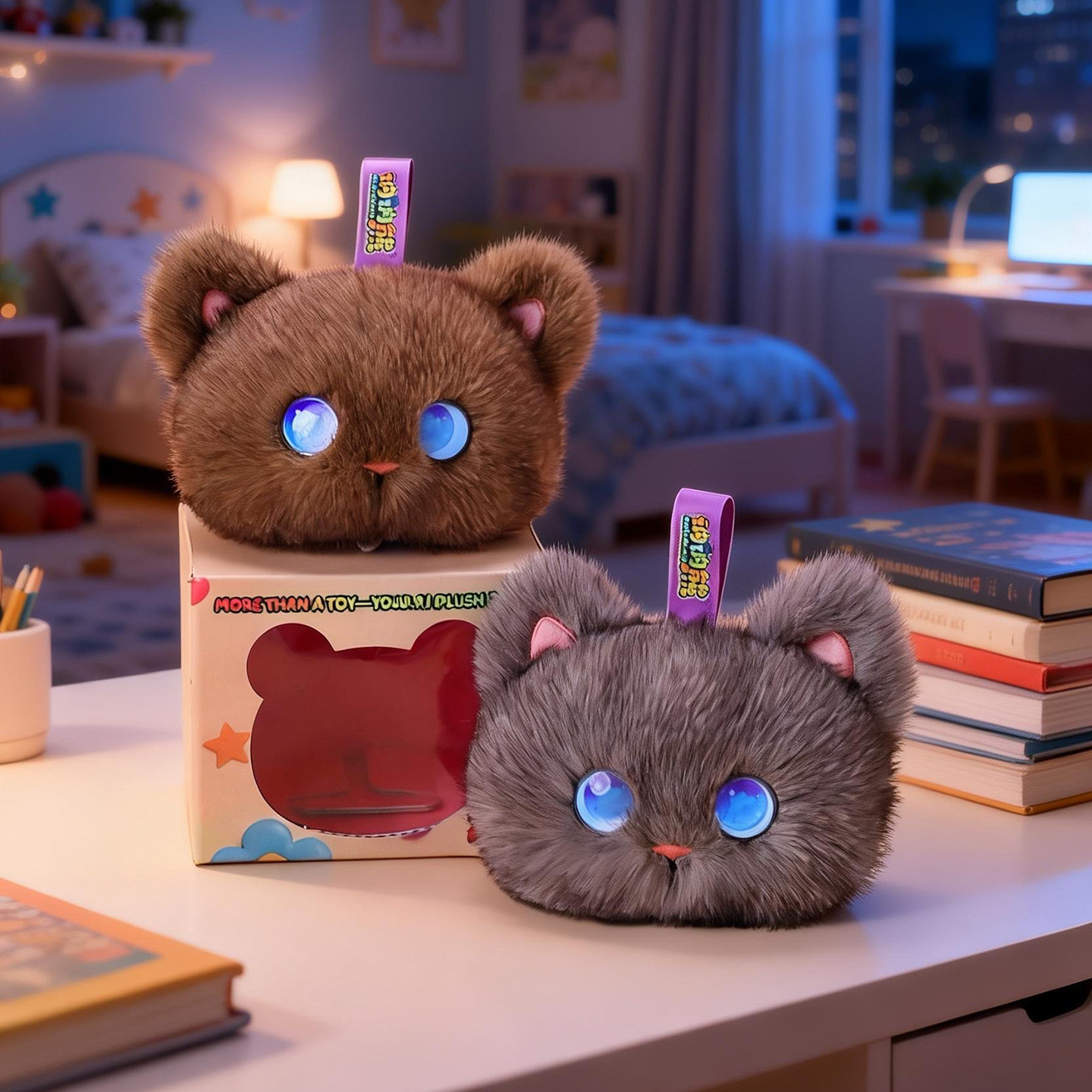 Kids Education And You - Mainan Kucing Boneka AI Tobot, Teman