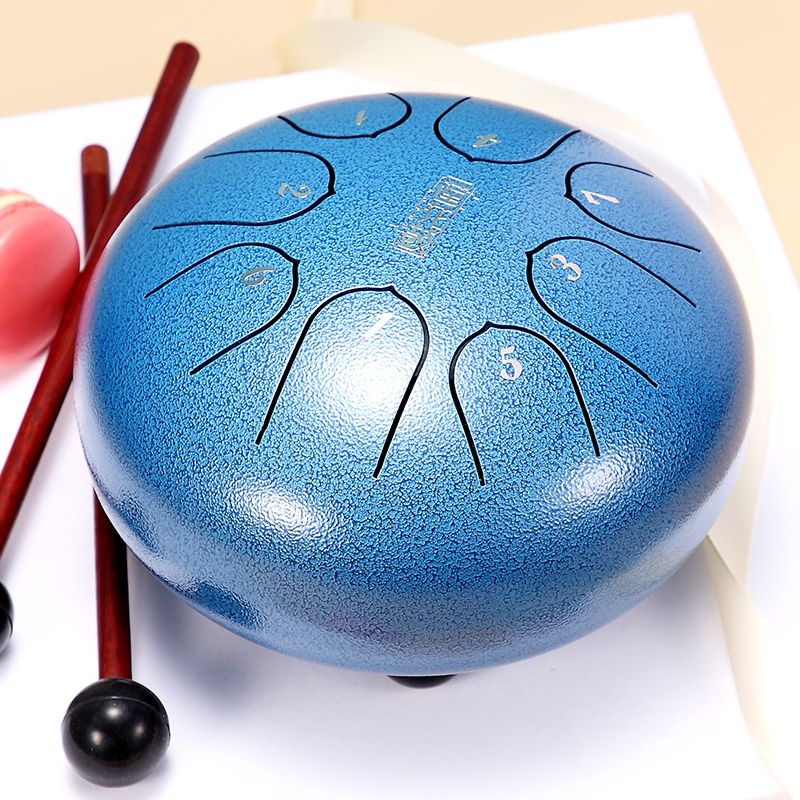 Kids Yoga Education - Drum Lidah Baja 6 Inci Multi-Warna,