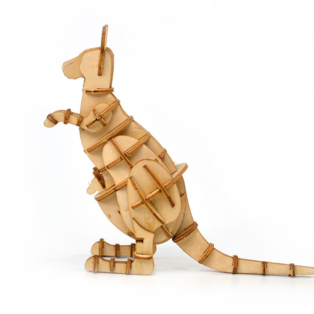 Kangaroo Kids Education - Puzzle Kayu Kanguru 3D Kreatif Edukatif