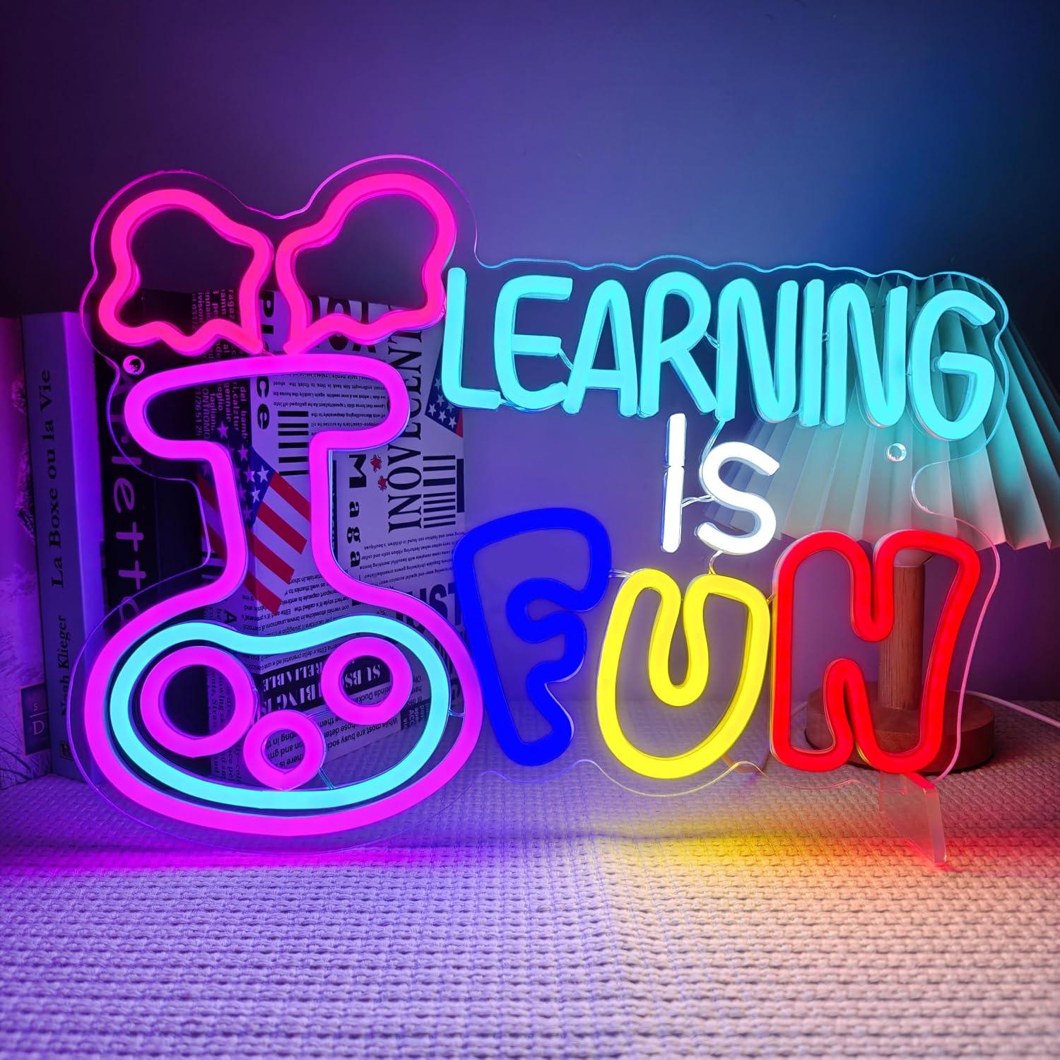 Kids Education Motivation - Lampu Neon 
