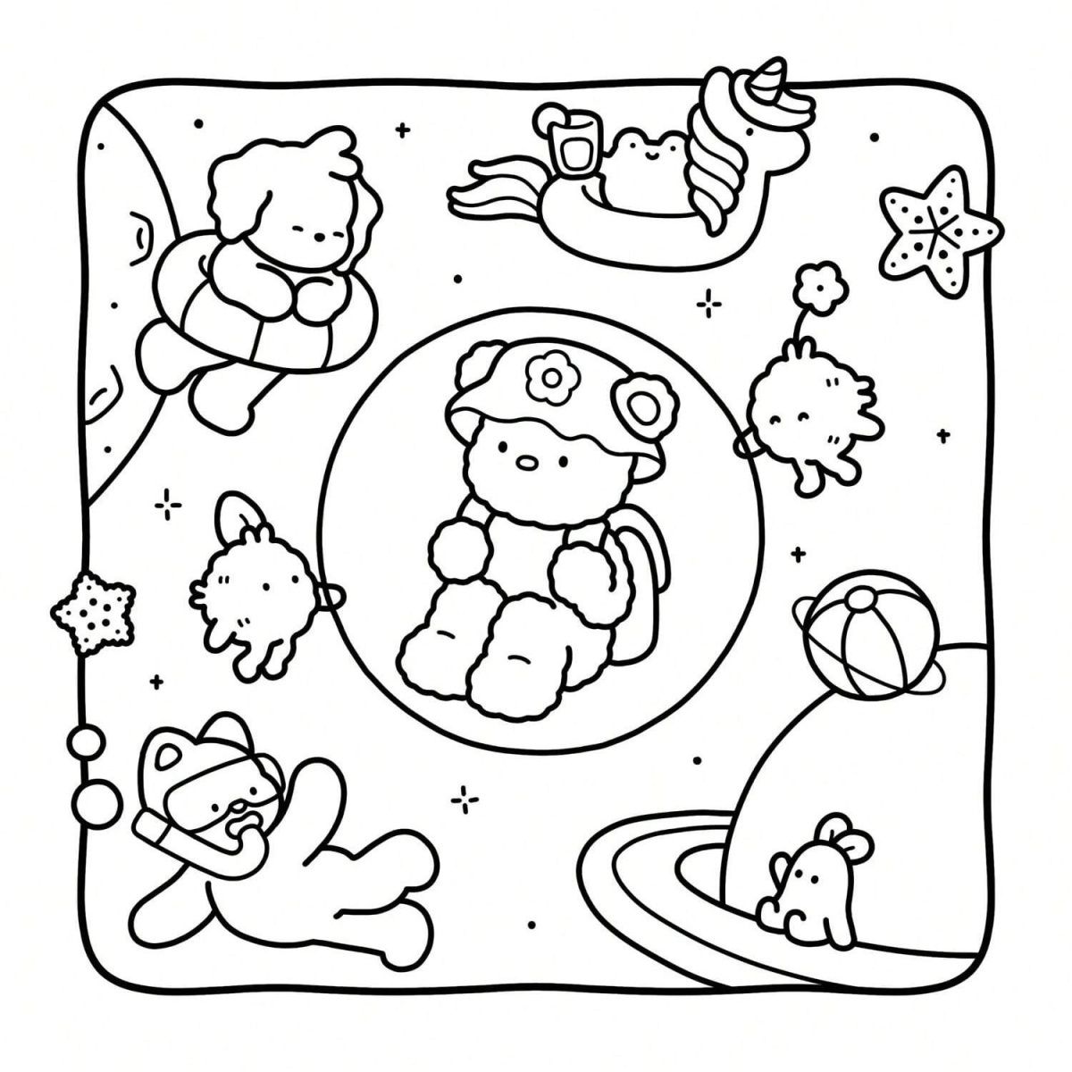 Dreamy Friends: Buku Mewarnai  - Kids Education Kit ulasan dan harga