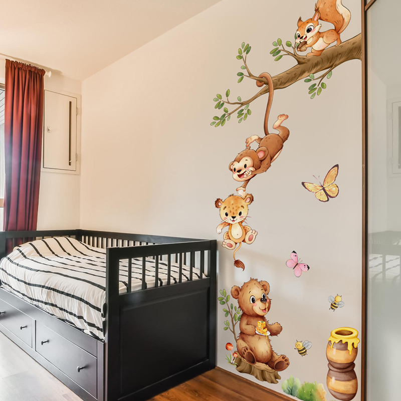 Stiker Dinding Vinil Lebah Kup - Kids Educational Posters ulasan dan harga