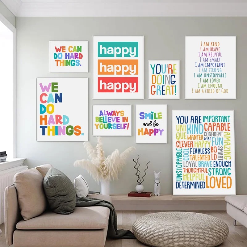 Gambar Dinding Kelas Anak Posi - Kids Education Motivation ulasan dan harga