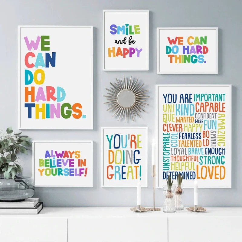 Gambar Dinding Kelas Anak Posi - Kids Education Motivation ulasan dan harga