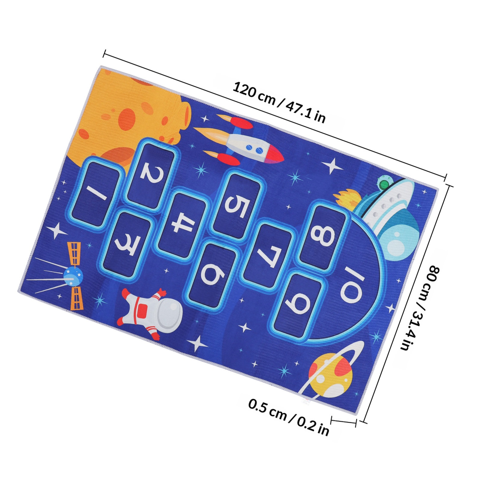 Karpet Lantai Hopscotch Besar  - Kids Education Number ulasan dan harga