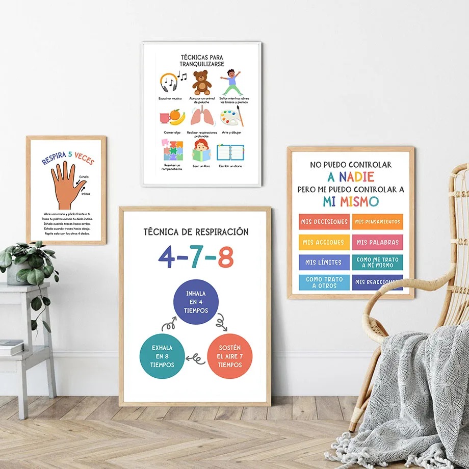Poster Edukasi Anak Spanyol, E - Kids Yoga Education ulasan dan harga