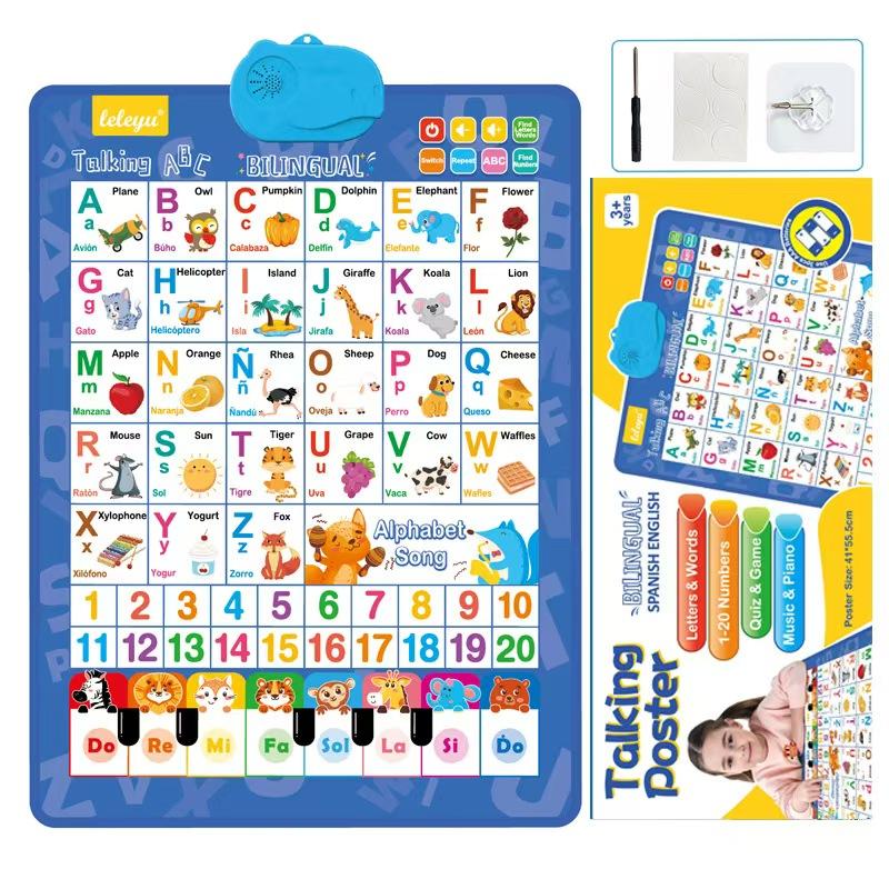 Poster Interaktif Berbicara AB - Kids Educational Posters ulasan dan harga