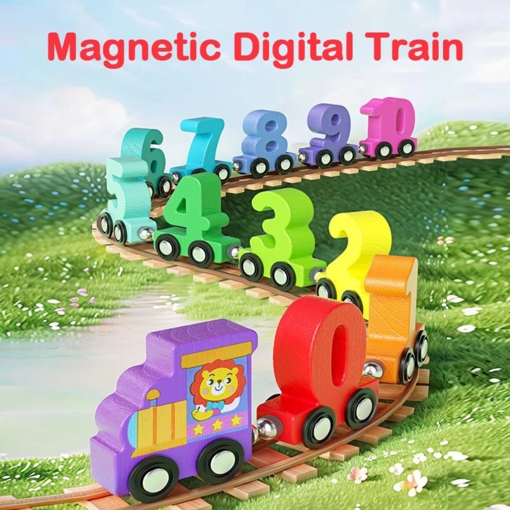 1set 0-10 Mainan Kereta Digita - Kids Education Number ulasan dan harga
