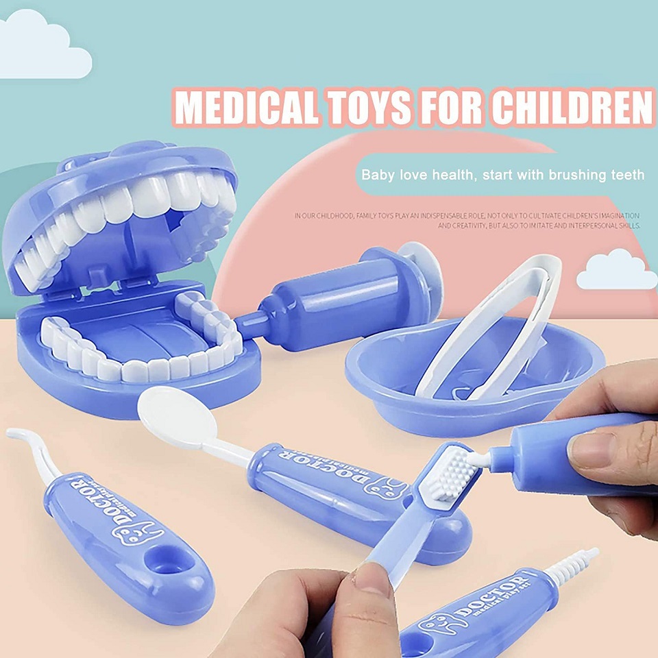 Mainan Kit Dental, 9 buah main - Kids Education Shows ulasan dan harga