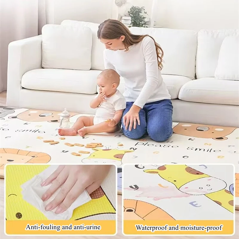 Tikar Bermain Bayi Tahan Air L - Kids Yoga Education ulasan dan harga