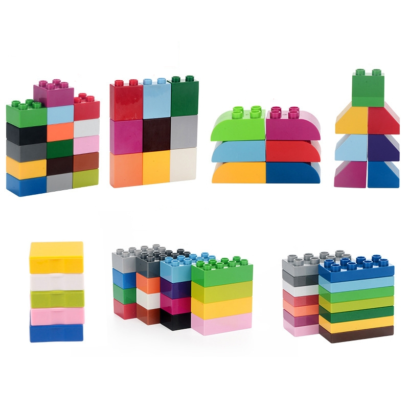 6 Buah Aksesoris Blok Bangunan - Kids Education Foundation ulasan dan harga
