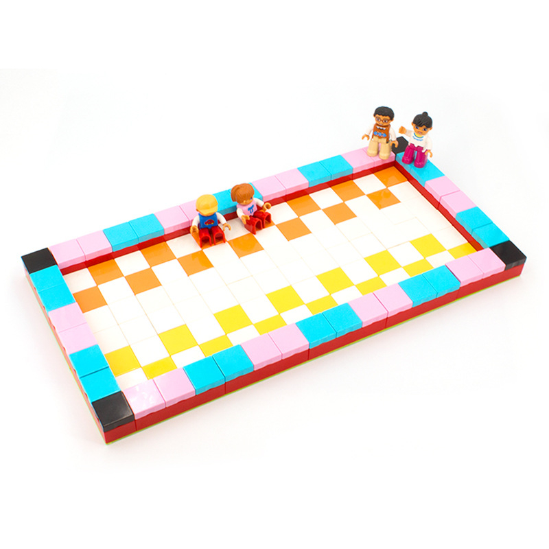 6 Buah Aksesoris Blok Bangunan - Kids Education Foundation ulasan dan harga